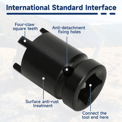 SHIQINHA center-axle socket for dirt bikes stays compact.