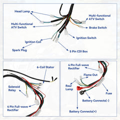 SHIQINHA full-wave voltage regulator rectifier delivers steady charging.