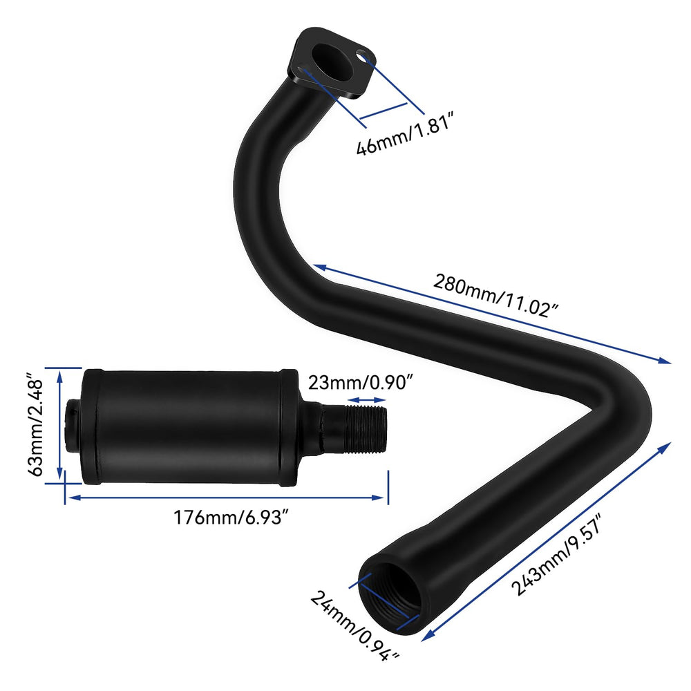 Heat shield protects rider and plastics from hot exhaust