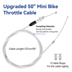 Shiqinha mini bike handle grips offer lightweight comfort and grip.