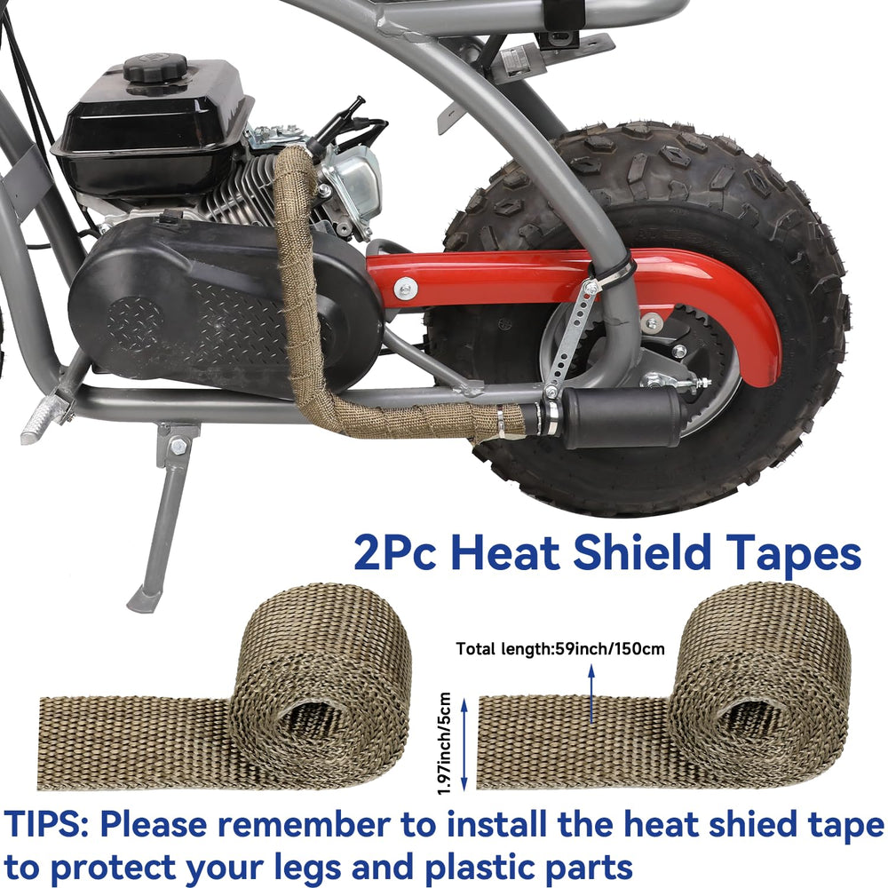 Noise-reducing muffler makes riding quieter and more comfortable