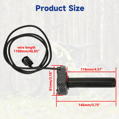 SHIQINHA non slip grip design with multi grooves for stable control.