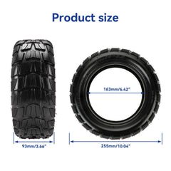 Red valve caps included with SHIQINHA tire set