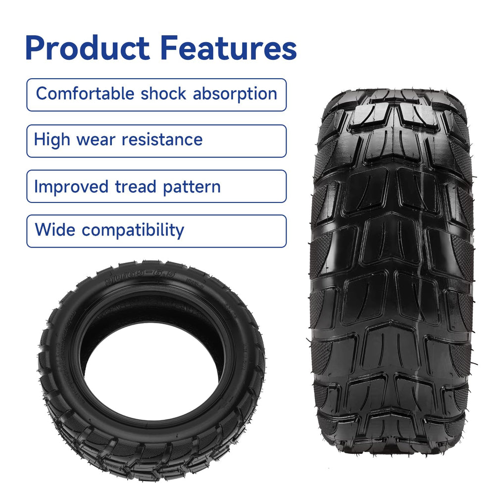 Close-up of knobby tread on SHIQINHA tire for dirt grip