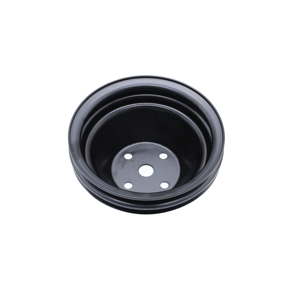SHLPDFM black steel pulley for Chevrolet small block V8, dependable long-life component