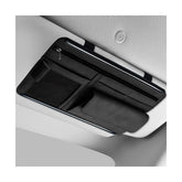 SHMZK car sun visor organizer front view shows space-saving slim profile.