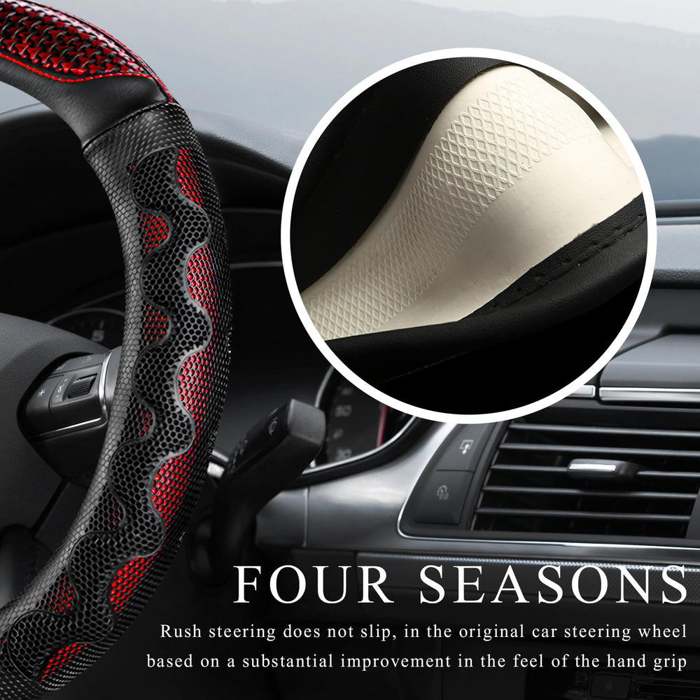 SHMZK easy-to-install steering wheel cover for quick setup.