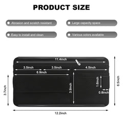 SHMZK sun visor organizer multi-pocket layout demonstrates organized storage.