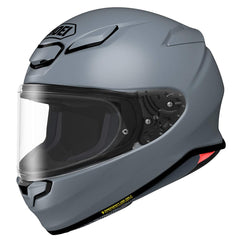 Shoei RF-1400 front view highlighting aero profile for smoother highway cruising