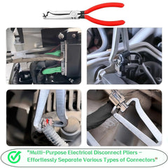 Shrandi double-ended separator tool for safe connector separation.