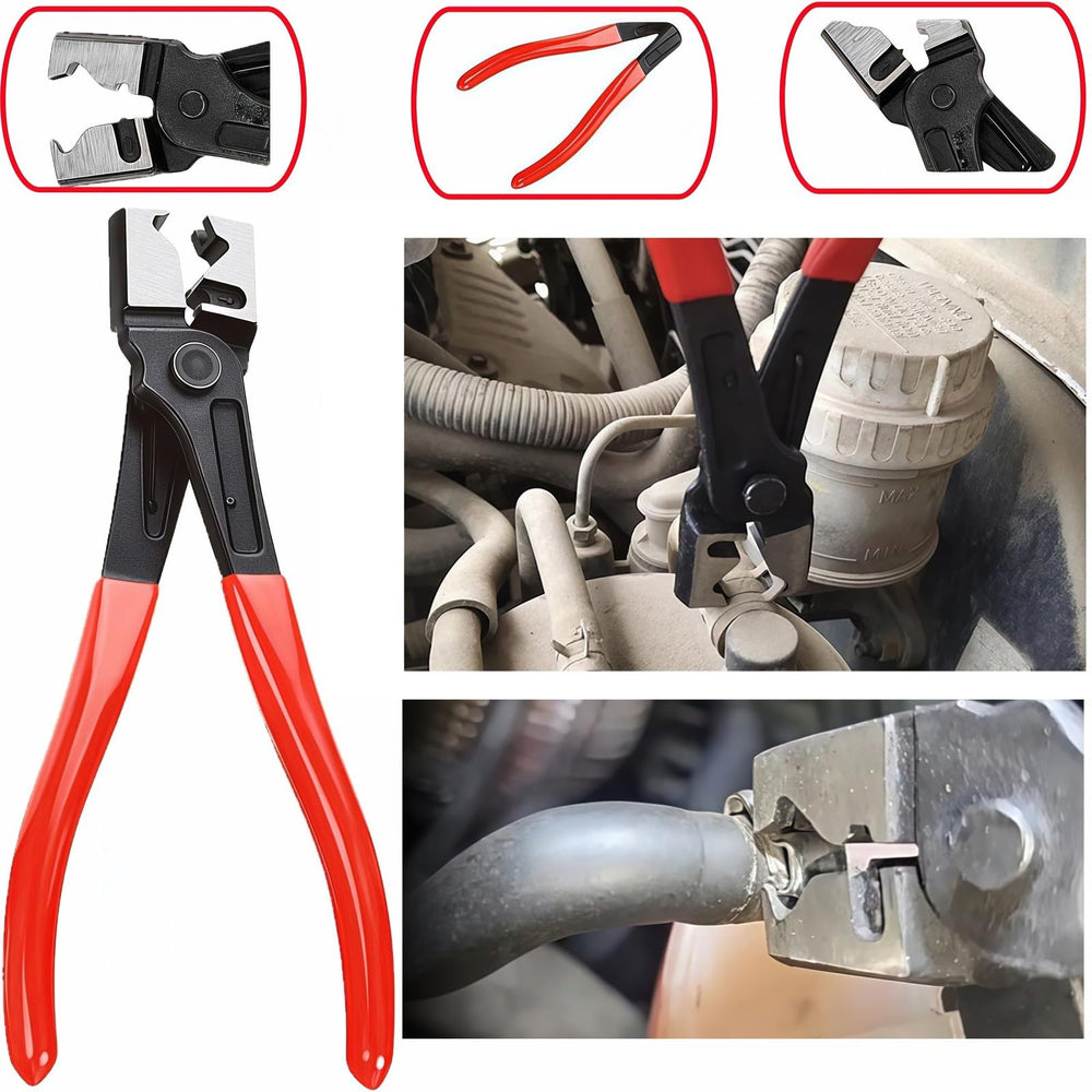 Shrandi radiator hose clamp pliers for secure hose removal.