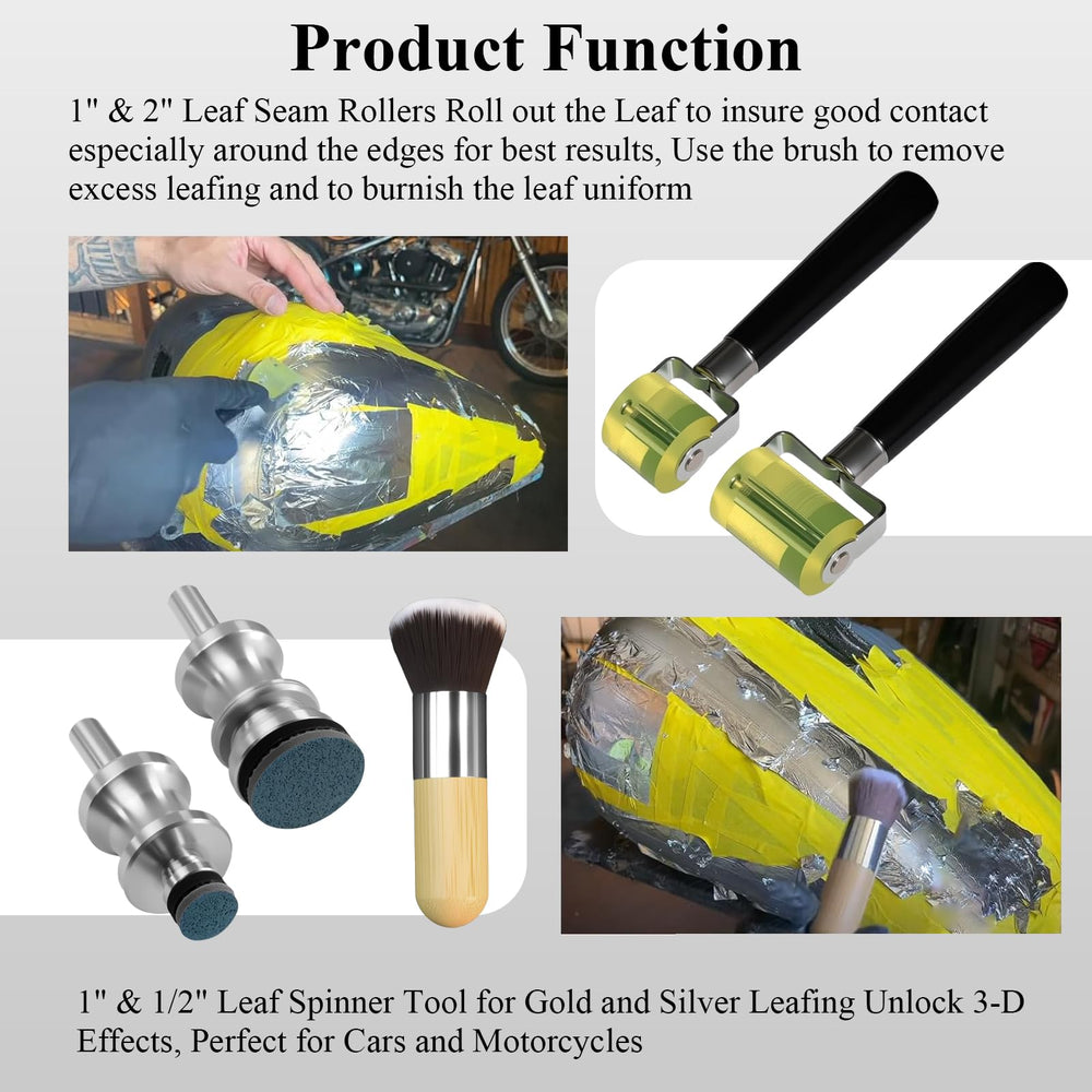 SHUJUKU leaf spinner 1-2-inch tool enabling controlled overlay and depth.