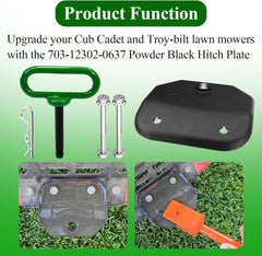 SHUJUKU universal heavy-duty trailer hitch for zero-turn mowers