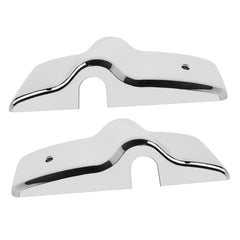 Shunevade mirror cover bracket closeup shows durable plastic and robust construction.