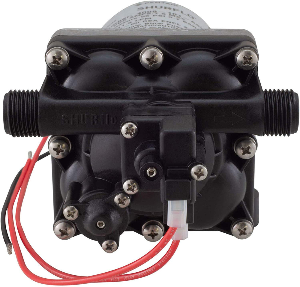 Shurflo Revolution 4008 delivers 3 GPM at 55 PSI for steady RV water supply