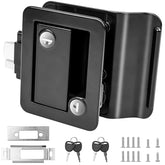 Siasky black RV door lock replacement with paddle deadbolt for secure travel.