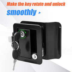 Siasky horse trailer latch provides reliable security on the road.