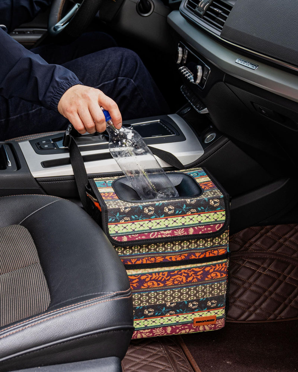 SIBOFUEGO car trash can versatile fit for cars, SUVs, and trucks