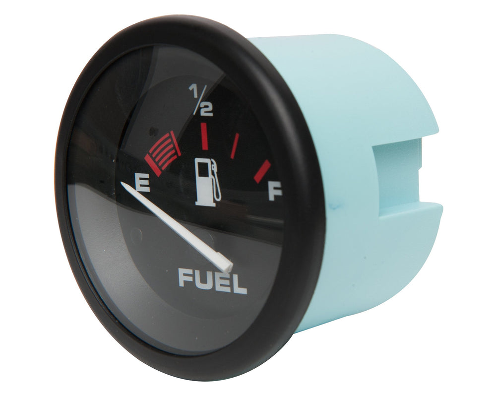 Sierra 57902P fuel gauge black bezel offers clean integration in panels