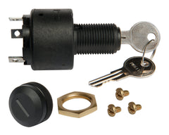Sierra MP41030 ignition switch with off-run-start white housing and corrosion protection.
