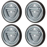 Sierra Pacific Engineering SPEP four-pack D-ring tie-downs with a floor flush base for secure cargo.