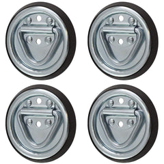 Sierra Pacific Engineering SPEP four-pack D-ring tie-downs with a floor flush base for secure cargo.