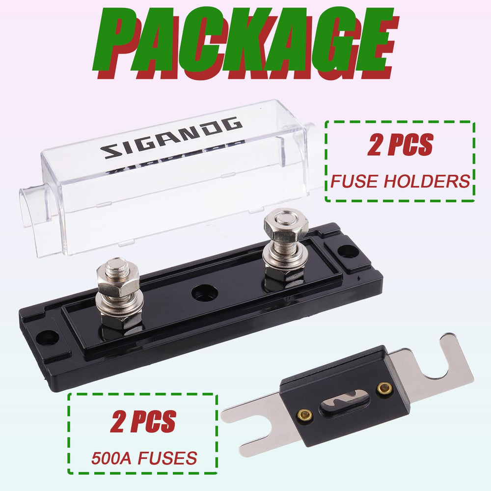 SIGANDG car audio installation setup illustrates high-current use in vehicles.