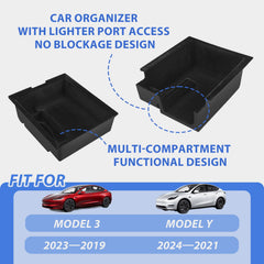 SIGLIN all-in-one interior organizer for Tesla cabins with multiple storage options