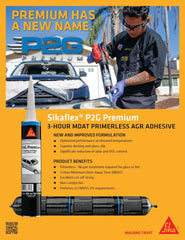 Sika Sikaflex P2G Premium minimizes odor and VOCs for a cleaner workspace