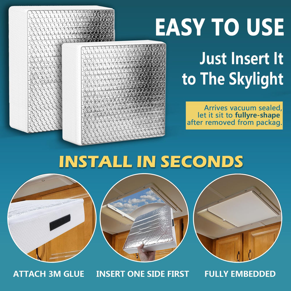 SIKADEER RV insulator demonstrates easy install and removal