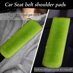 Silence Shopping soft plush wheel cover delivers comfortable grip.