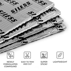 Step-by-step installation of Siless Vibro 80mil in a vehicle