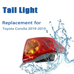 Silscvtt red-lens tail light assembly for the passenger side enhances quick light responses.