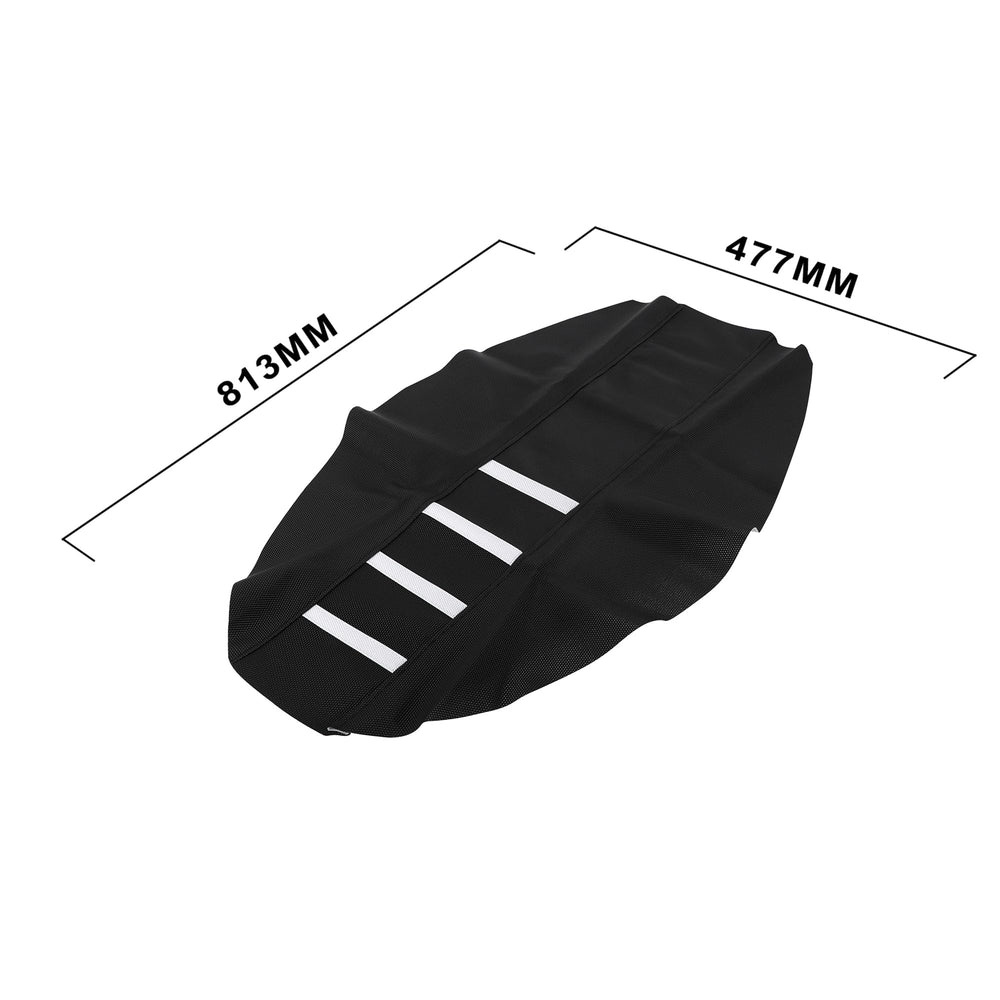 Silutrcn IN10 seat cover shows non-slip strips for better control on rough rides