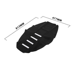 Silutrcn IN10 seat cover shows non-slip strips for better control on rough rides