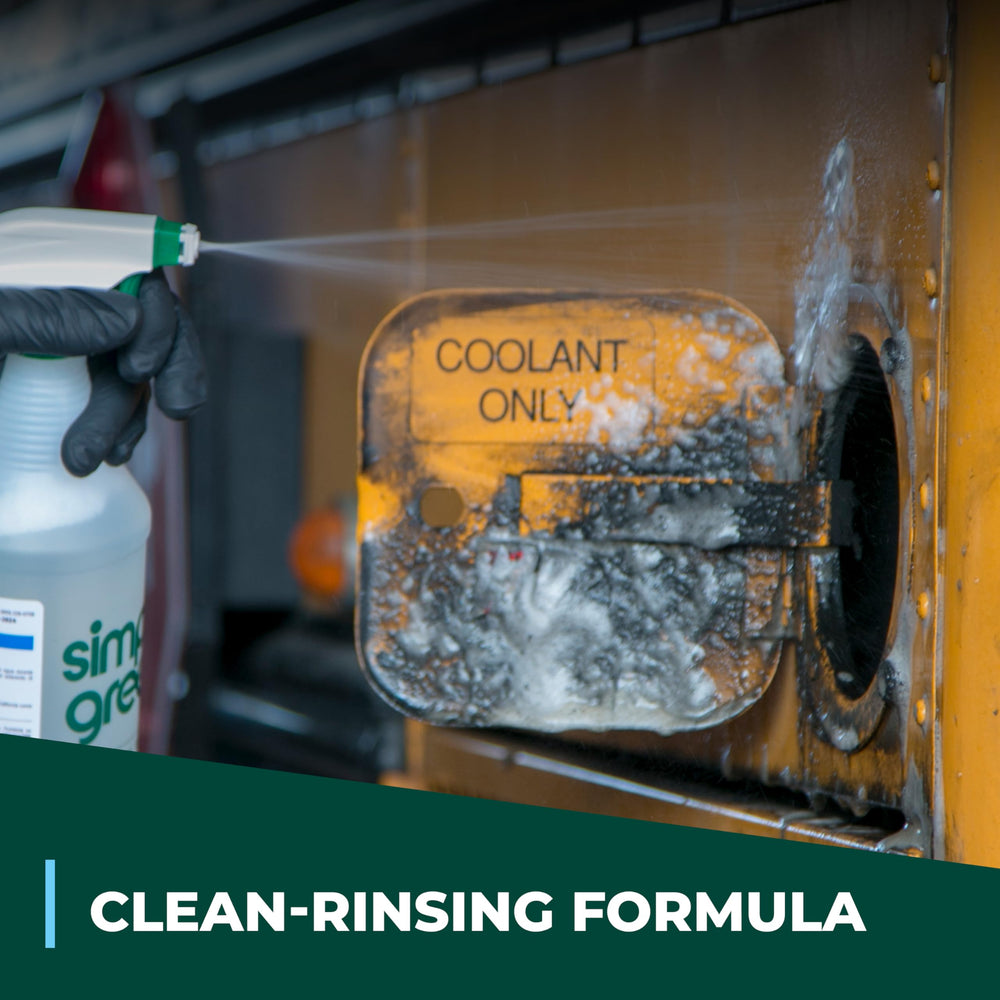 Simple Green Extreme Aircraft Cleaner cleans avionics adjacent surfaces with minimal risk to components.