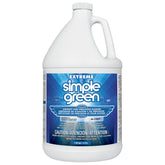 Simple Green Extreme Aircraft Cleaner bottle pour for quick, thorough degreasing on metal surfaces.