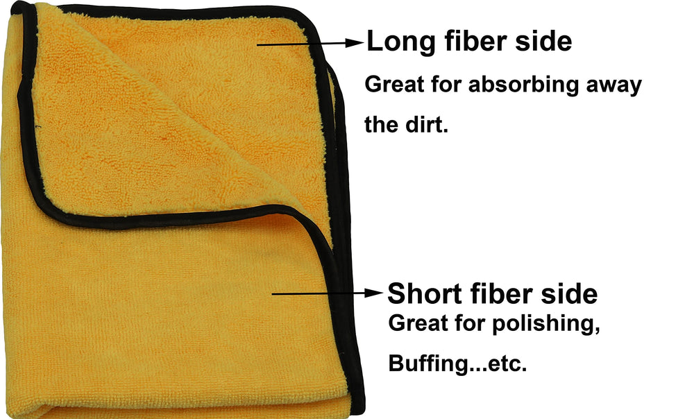 Simple Houseware scratch-free towel protects delicate car surfaces during cleaning.