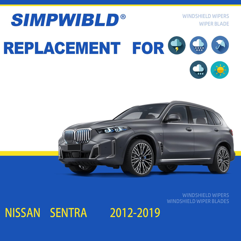SIMPWIBLD Sentra 15-inch passenger blade for precise wiping on the passenger side