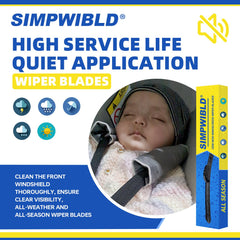SIMPWIBLD all-weather blade maintains visibility in wet conditions