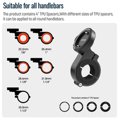 Sincetop aluminum base provides durable support on rugged terrain