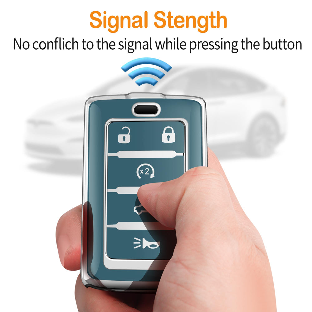 Sindeda soft-touch finish enhances grip and premium feel of the key fob