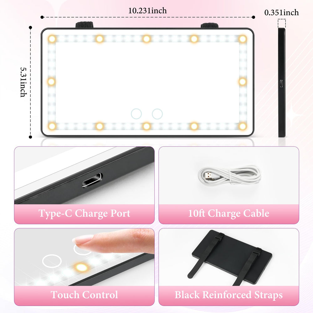 SINGARO dimmable touch control to adjust brightness and color temperature.