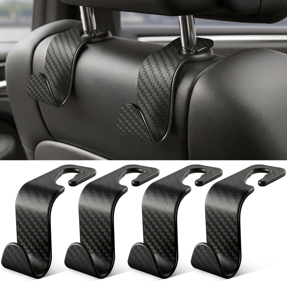 SINGARO front view hooks mounted on headrest keeping car organized