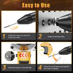 SINGTIP rivet gun delivers 2248 lbf pull for strong joints