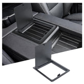 Sinminou center console hidden organizer lid installed for Tundra offers accessible yet concealed storage