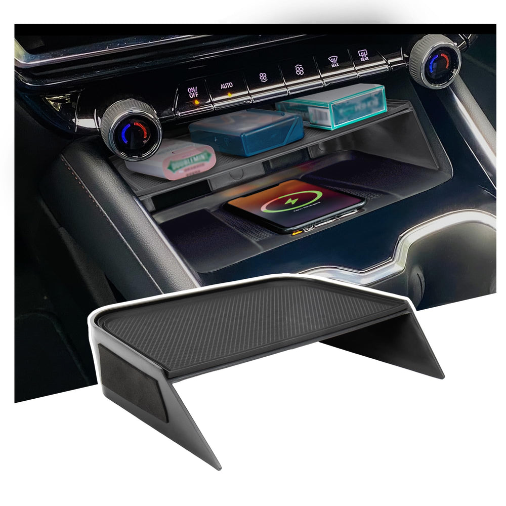 Sinminou center console organizer designed for Chevy Traverse fit for clutter-free storage.