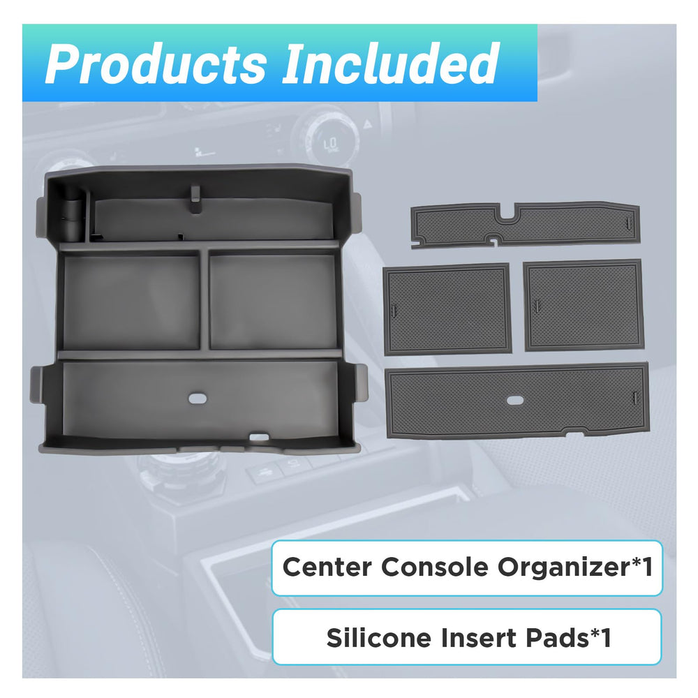 Sinminou center console organizer keeps daily essentials within reach on the road.