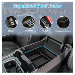 Sinminou center-console-organizer delivers durable, scratch-resistant performance for busy interiors.