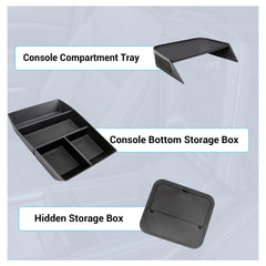 Sinminou center console organizer easy-clean materials simplify daily maintenance.